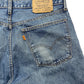 Vintage Levi's 615 Orange Tab Denim Pants Blue - XL