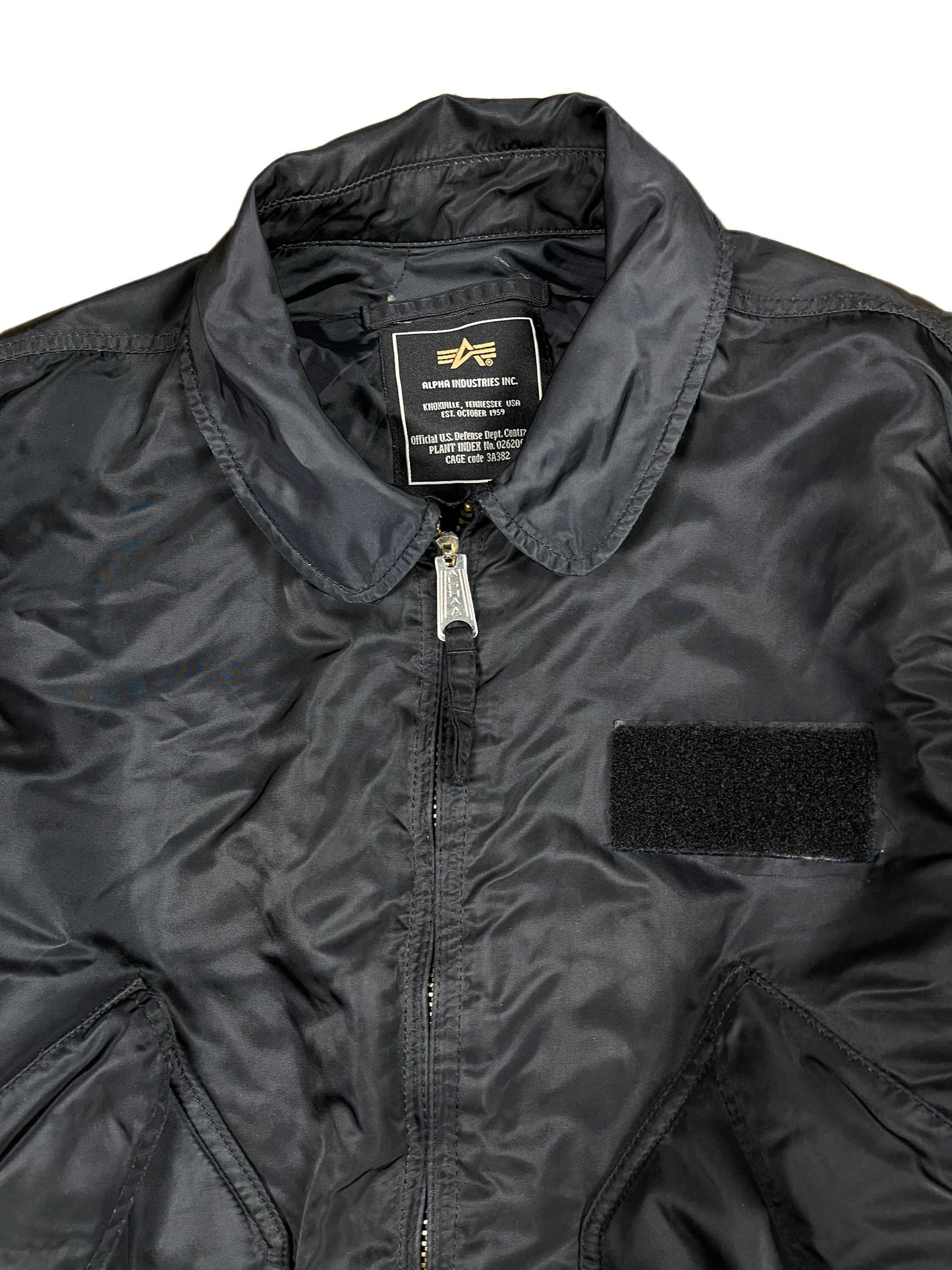 Vintage Alpha Industries Bomber Jacket Black - XL