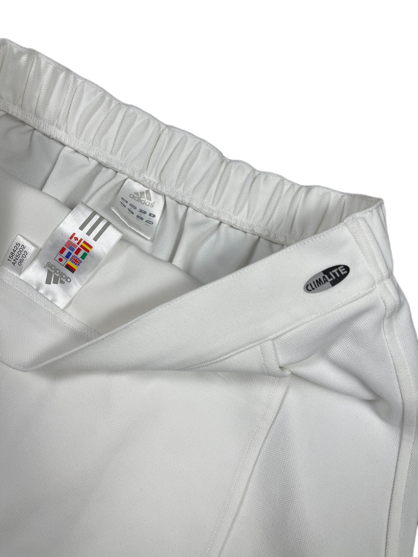 Y2k 2002 Adidas Sport Tennis Skirt White Blue L
