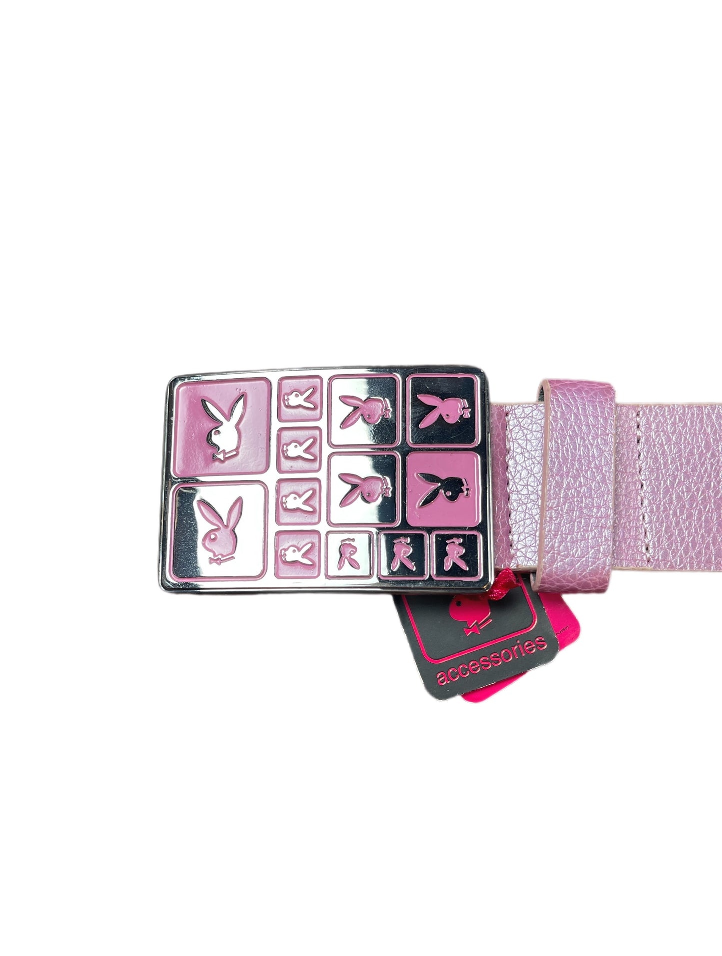 Y2k Playboy Belt Pink 2004