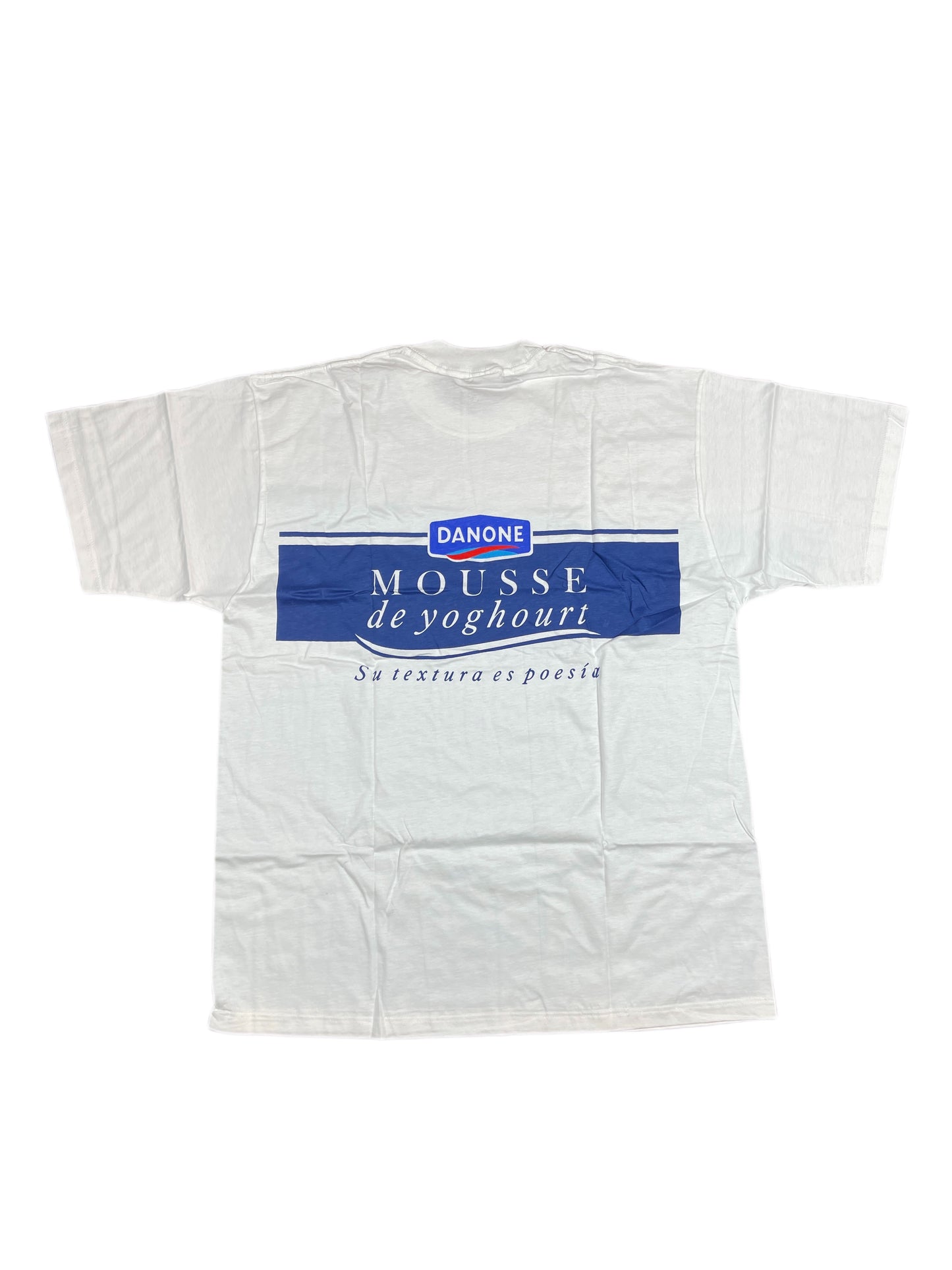 Vintage Jerzees Danone T-Shirt White - L