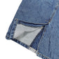Bandolli High Waist Midi Denim Skirt Blue - XS