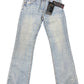 Y2k Smog Bootcut Denim Pants Blue - S/M