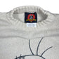 Vintage Tweety 2000 Chunky Knitted Sweatshirt White Gray - L