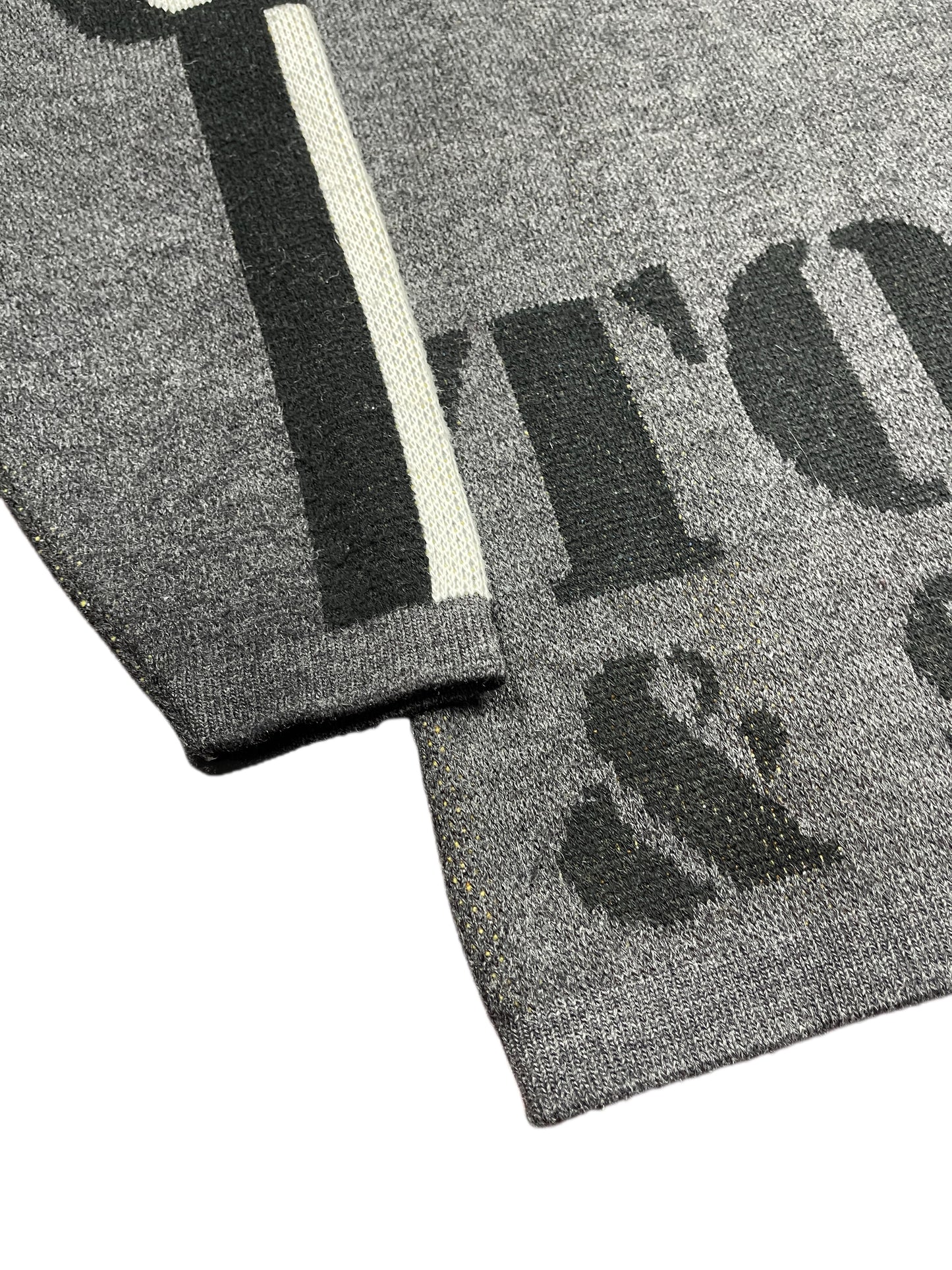 Vintage Looney Tunes 2000 Tweety Warner Bros Chunky Knitted Sweatshirt Gray - S