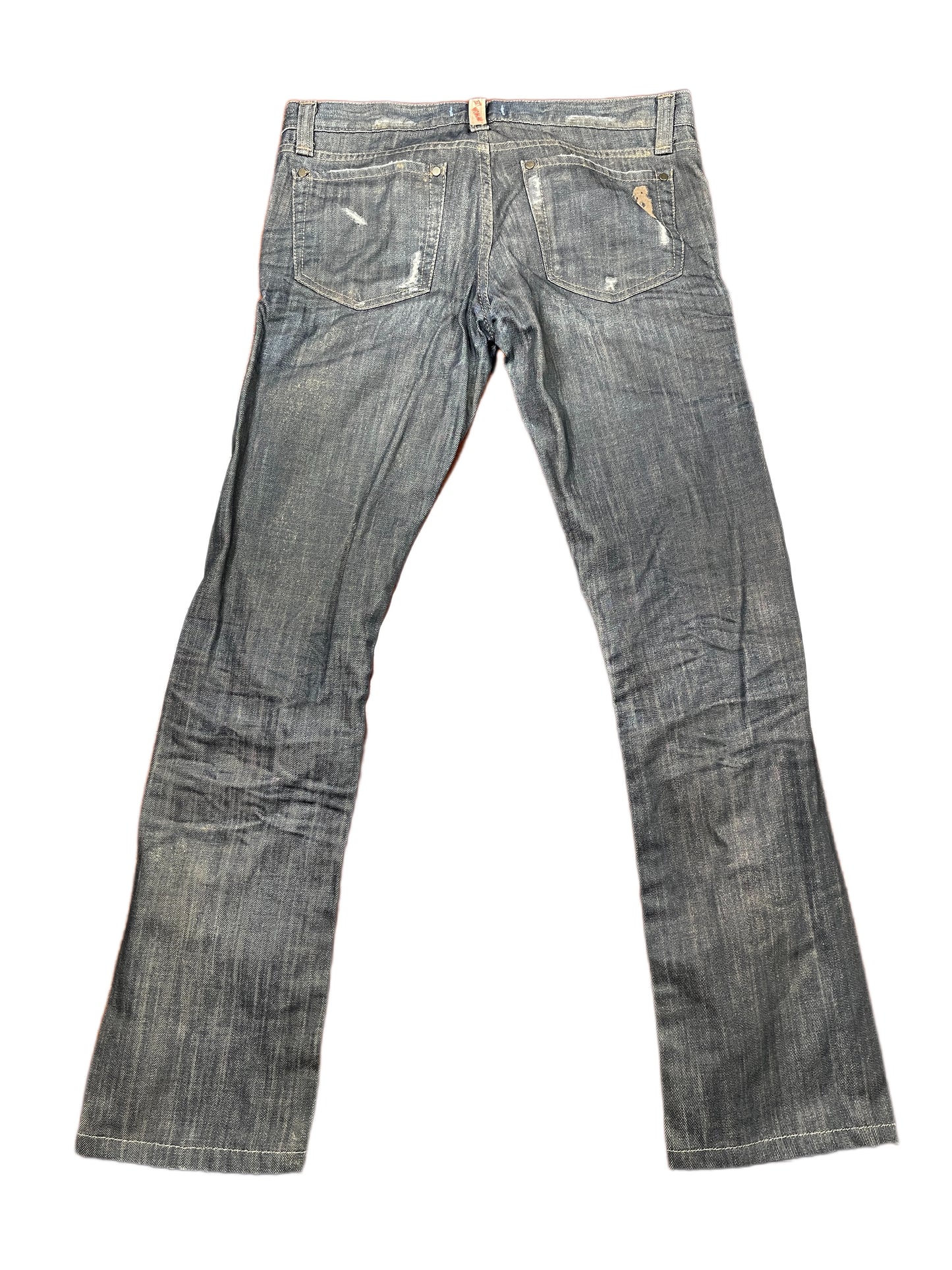 Y2k Sexy Woman Denim Pants Blue - L/XL