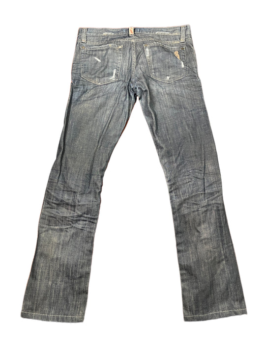 Y2k Sexy Woman Denim Pants Blue - L/XL