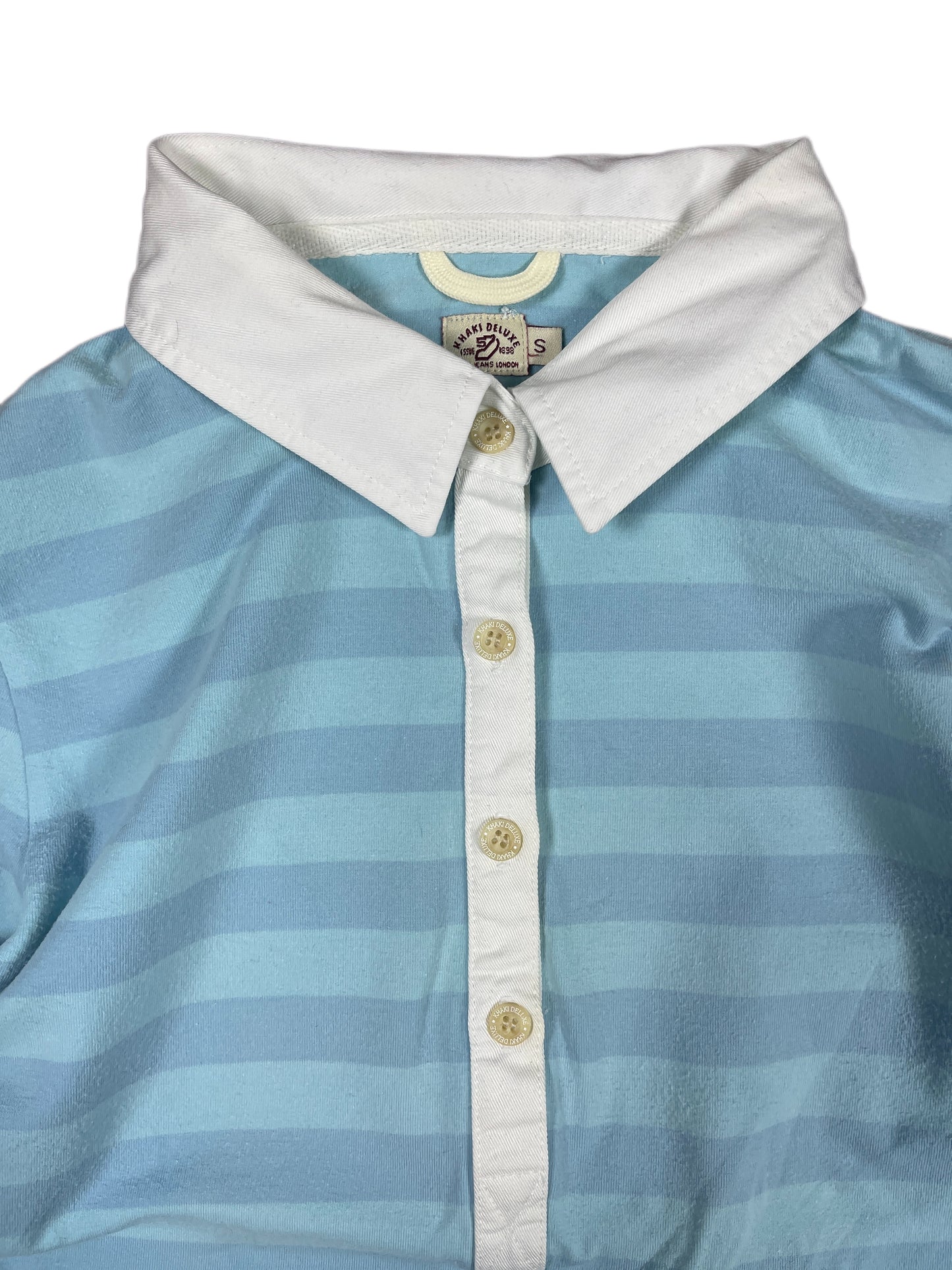 Y2k Pepe Jeans Short Sleeve Top Striped blue - S