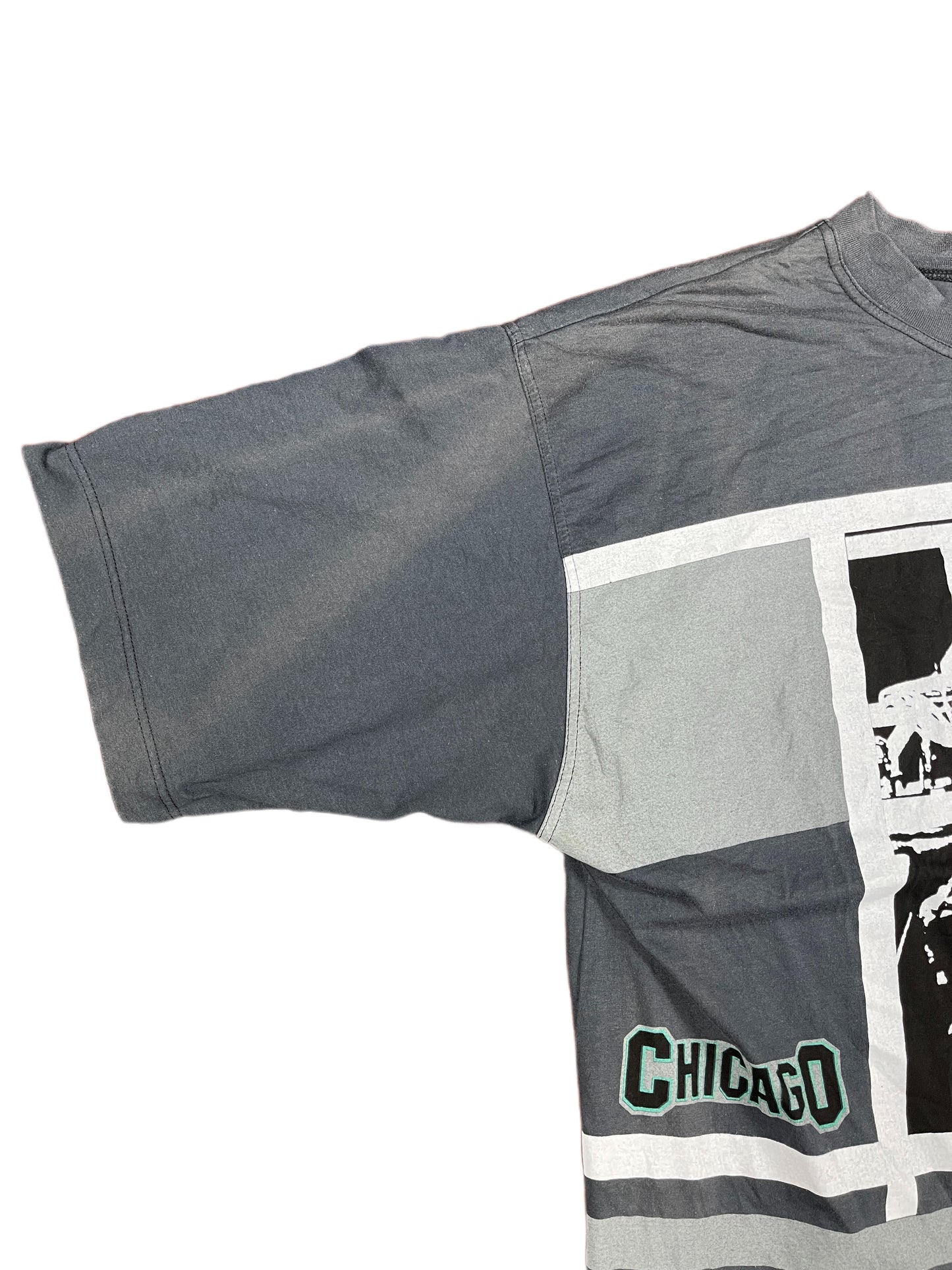 Vintage 90s Reebok Basketball T-Shirt Gray - XL