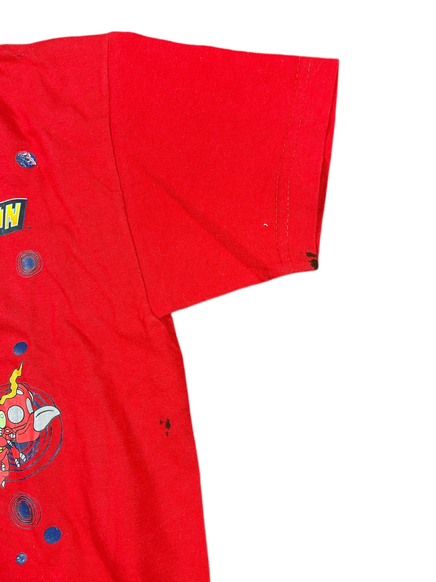 Vintage Digimon 2000 Baby Tee T-Shirt Red - XXS