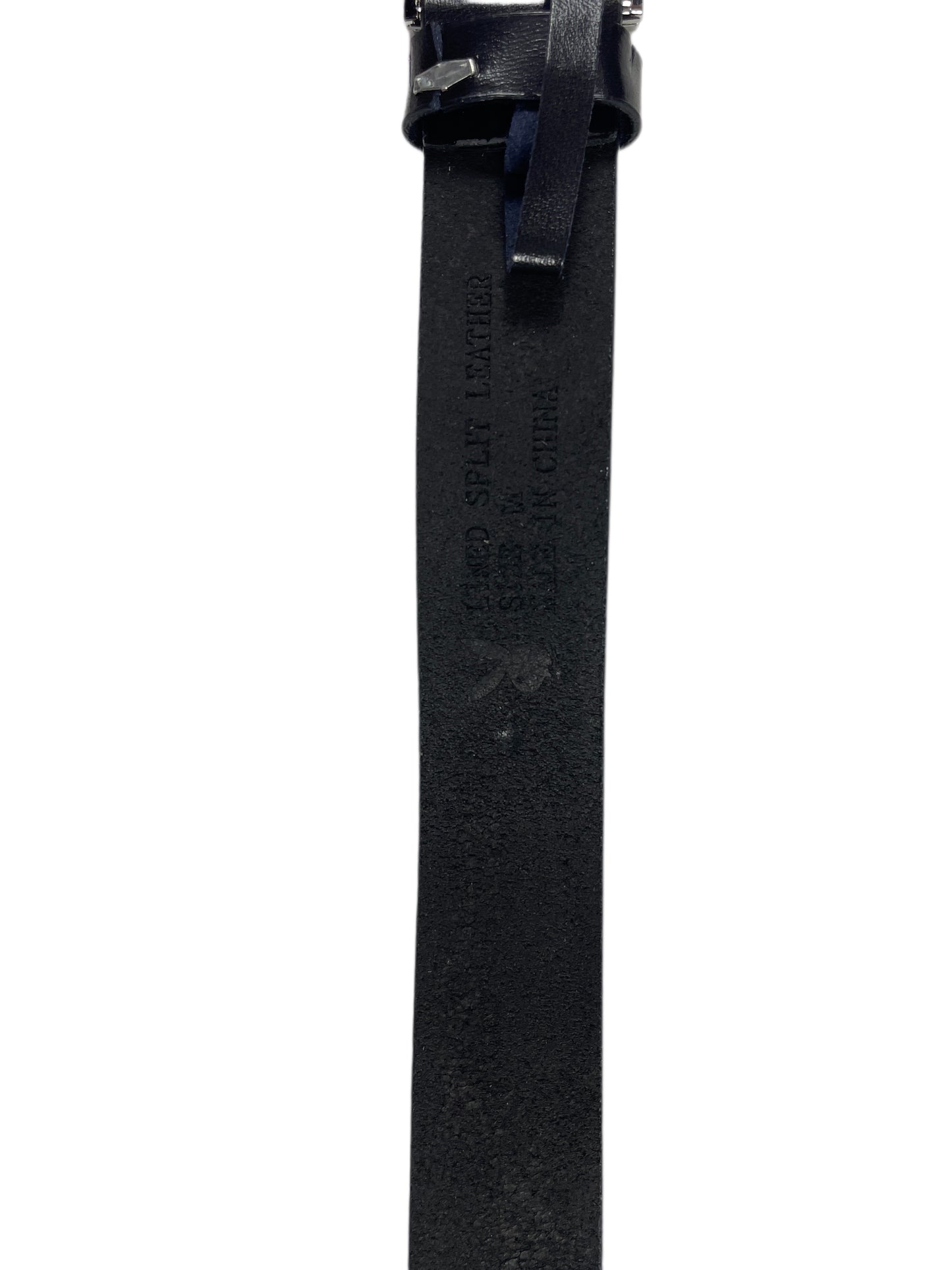 Y2k Playboy Leather Plug Belt Black 2004