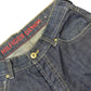 Y2k Tommy Hilfiger Low Waist Straight Cut Denim Pants Blue - M
