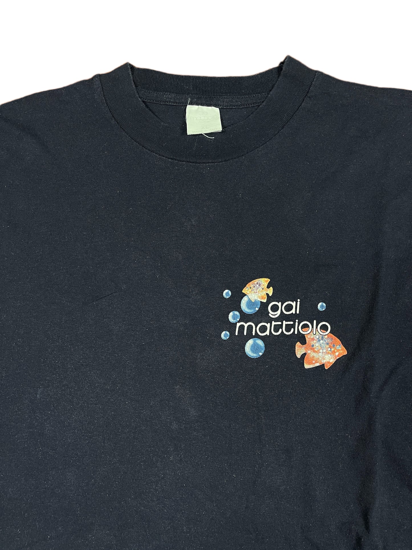 Vintage Gai Mattiolo T-Shirt Navy - XL