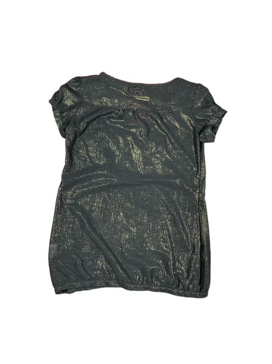 Y2k Caramelo Jeans Short Sleeve Dress Black Gold - L