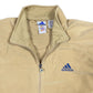 Vintage Adidas 2000s Velur Sport Jacket Yellow Mustard - L/XL