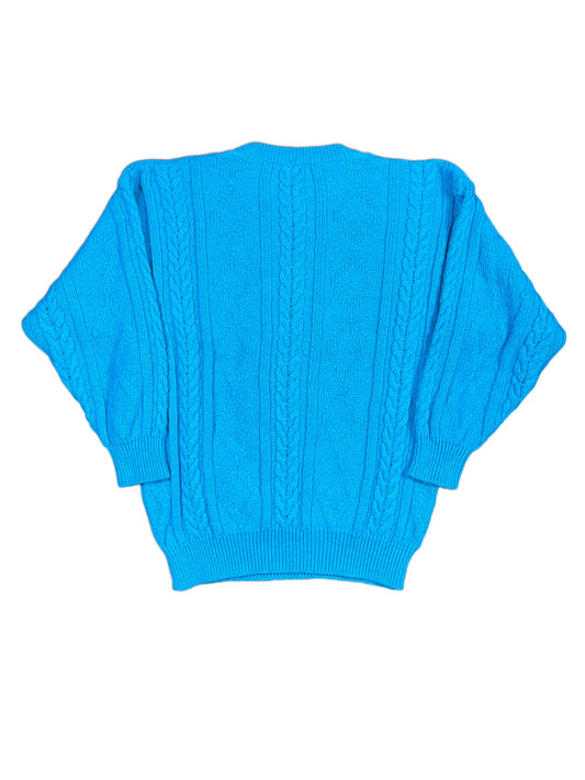Vintage Skrupels Knitted Sweatshirt Blue - M