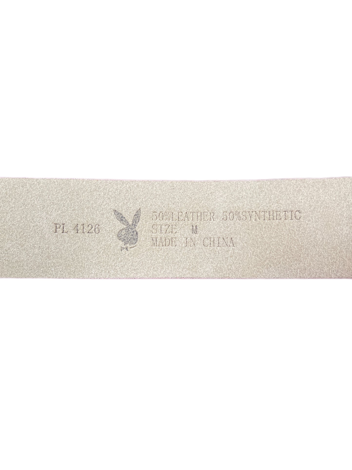 Y2k Playboy Belt Pink 2004