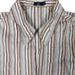 Y2k Lanidor Sleeveless Top Striped Beige Red - L