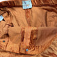 Vintage FROM by Vestebene Shiny Velvet Pants Orange - XXXL