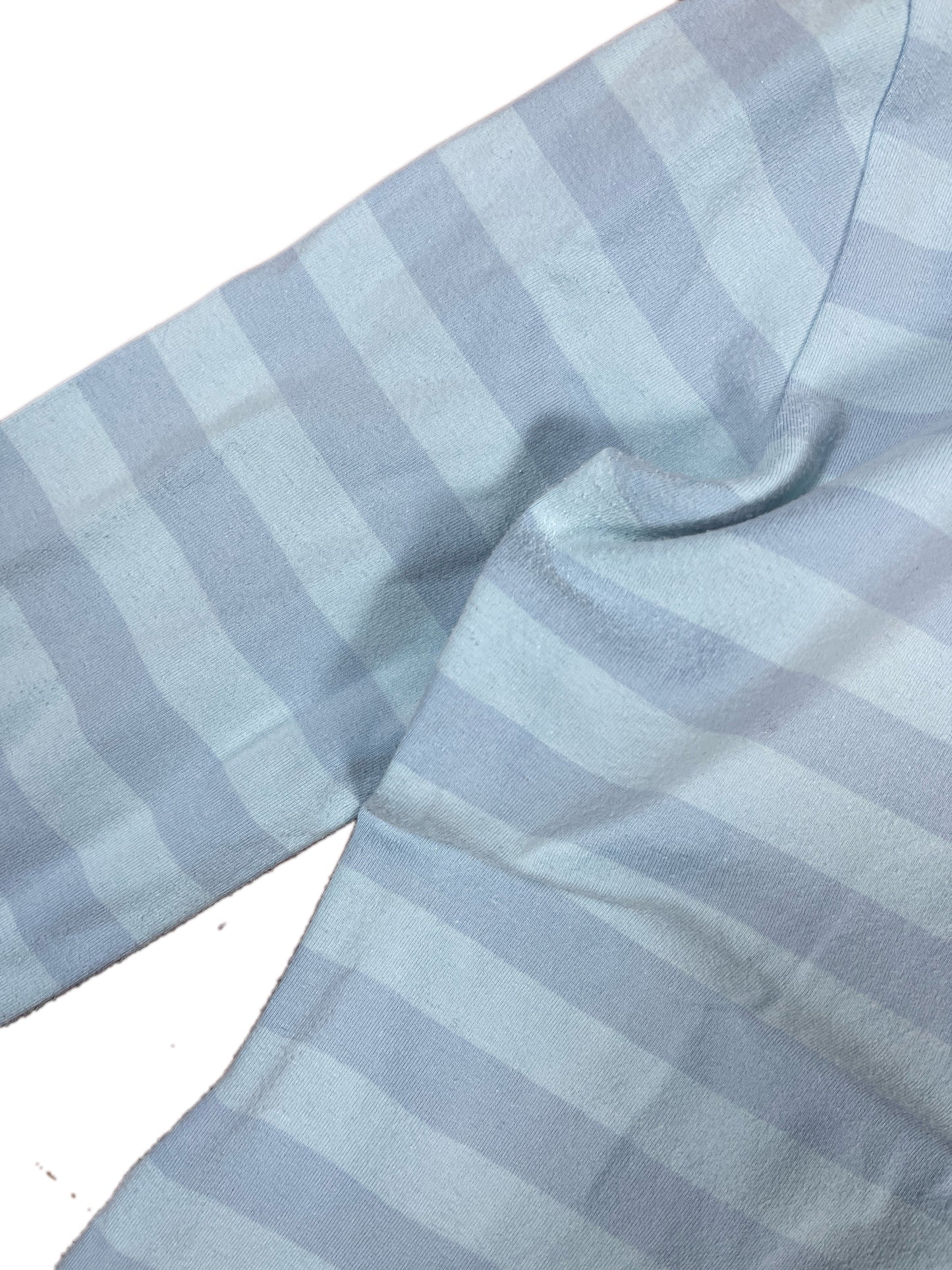 Y2k Pepe Jeans Short Sleeve Top Striped blue - S