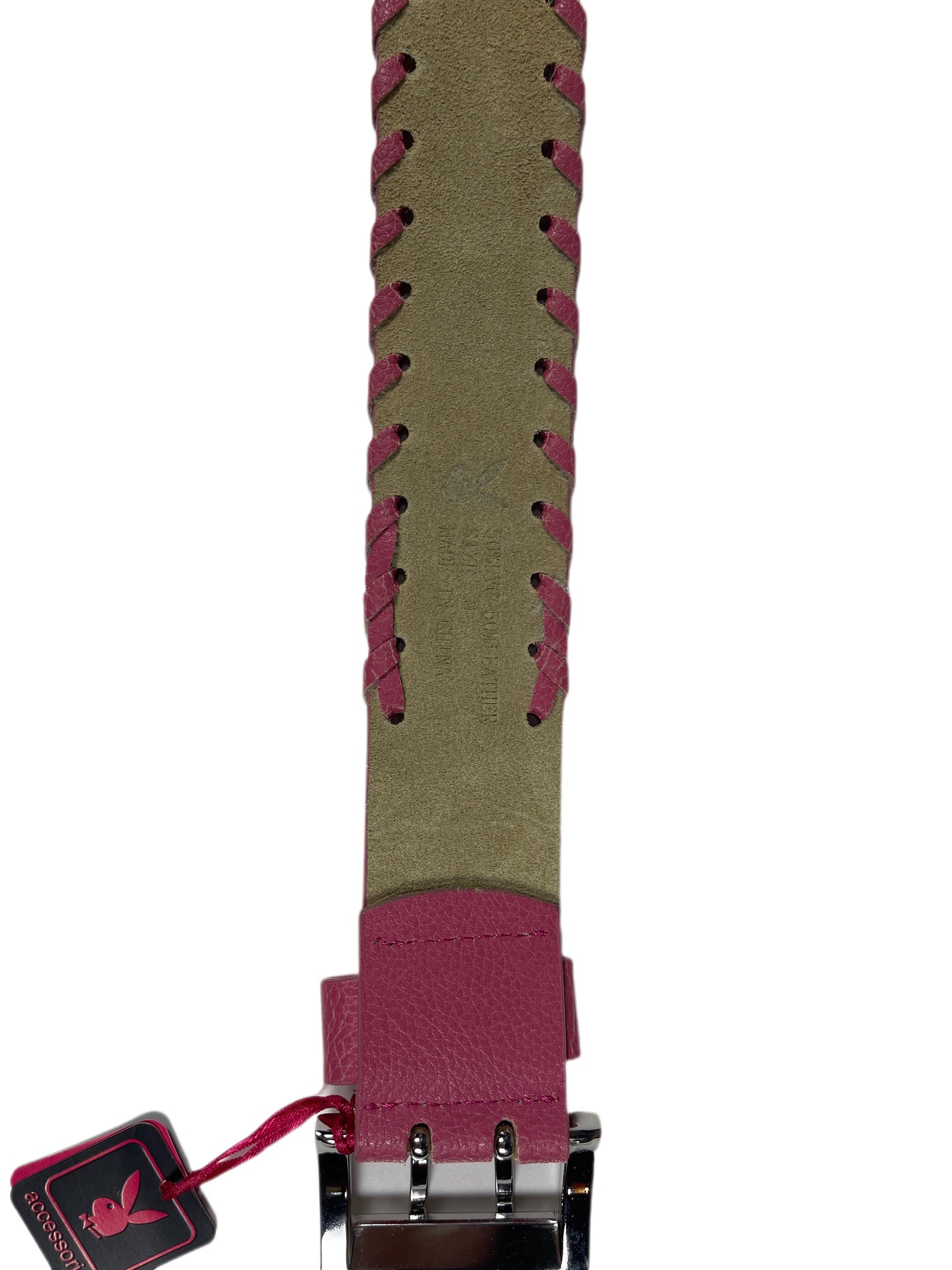 Y2k Playboy Belt Pink 2004