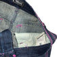 Y2k Versace Jeans Couture Denim Skirt Blue Pink - S