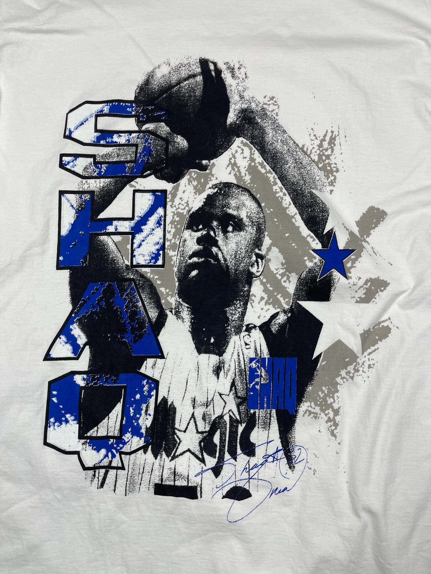 Vintage Reebok Shaq O'Neal T-shirt White - M