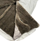 Vintage C&A Faux Fur Coat Cream Beige - M