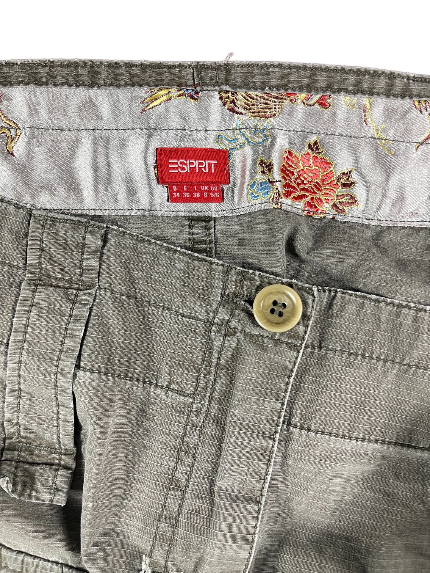Y2k Esprit Skirt Khaki - S/M