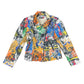 Koker Blazer Multicolor Grafitti Style - M