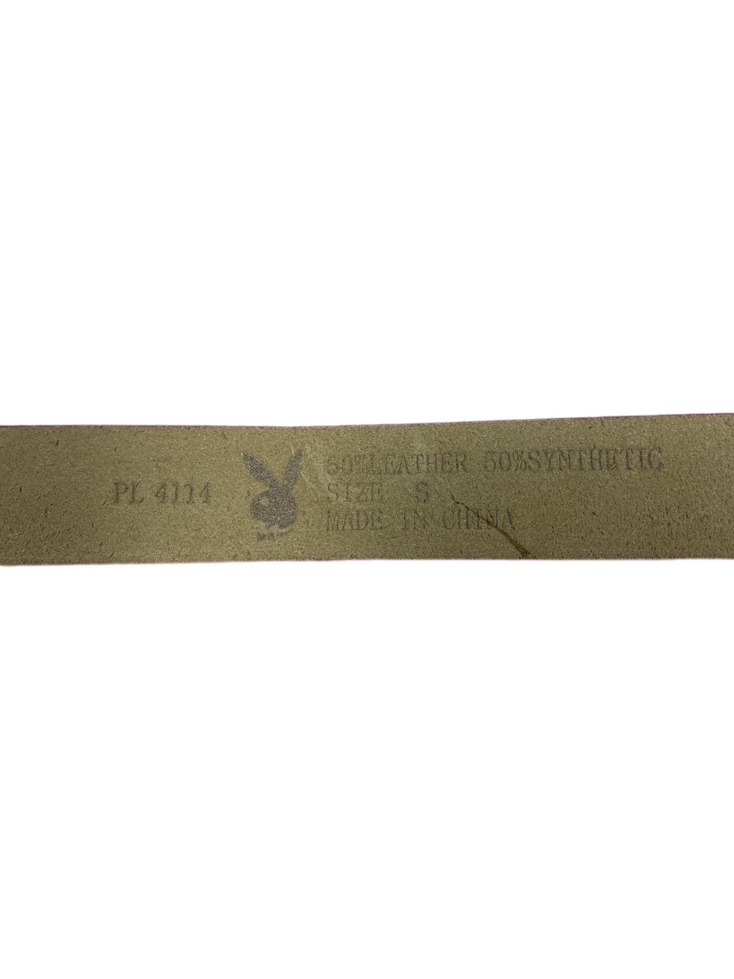 Y2k Playboy Belt Pink 2004