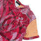 Y2k Custo Barcelona Sample Short Sleeve Top Red Multicolor S