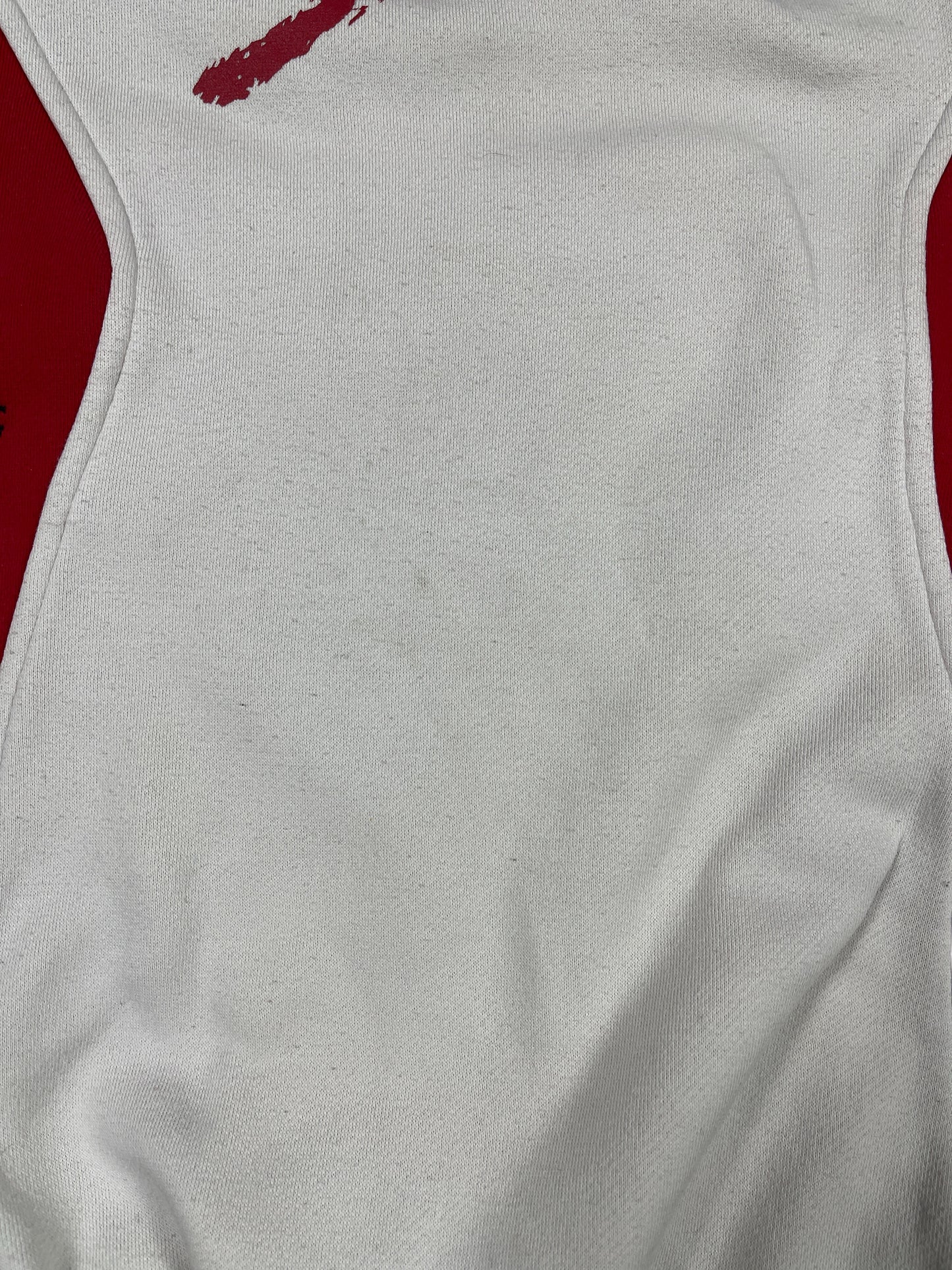 Y2k Airness Sweatshirt White Red - XL