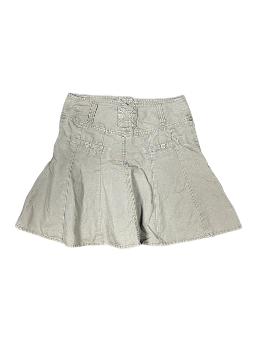 Y2k Camaieu Skirt Brown - S