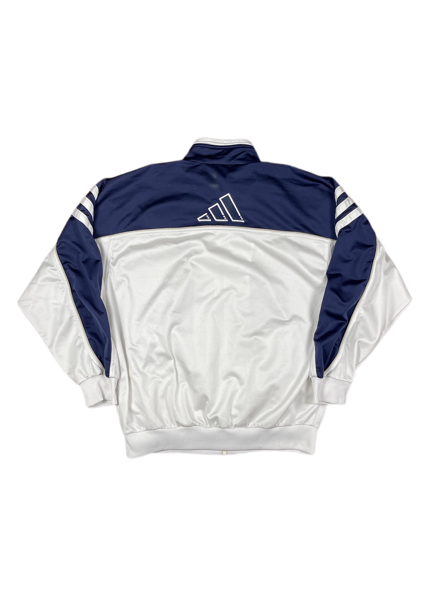 Vintage Adidas Sports Jacket Blue Silver - L