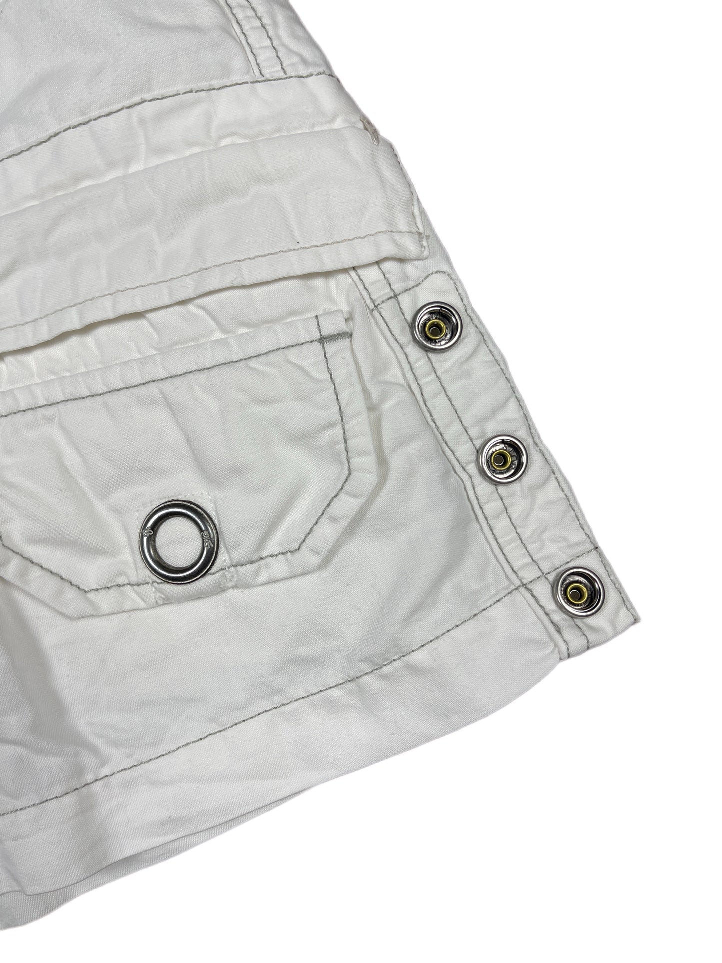 Y2k G-Star Low Waist Mini Skirt White - XS/S