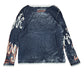 Y2k Soccx 2000s Long Sleeve Top Navy White L