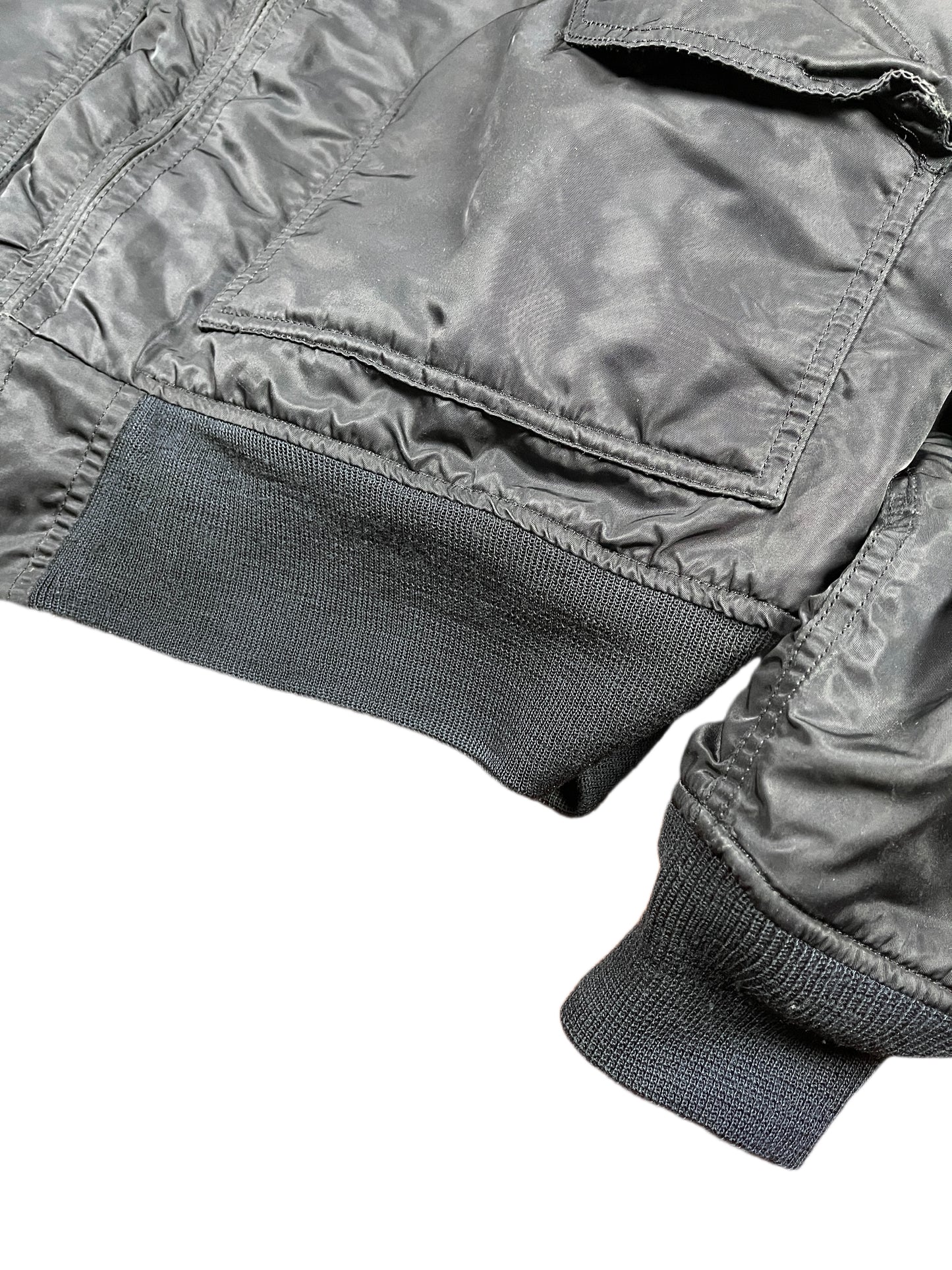 Vintage Alpha Industries Bomber Jacket Black - XL