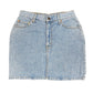 Vintage Levi's Orange Tab High Waist Denim Skirt Blue - L