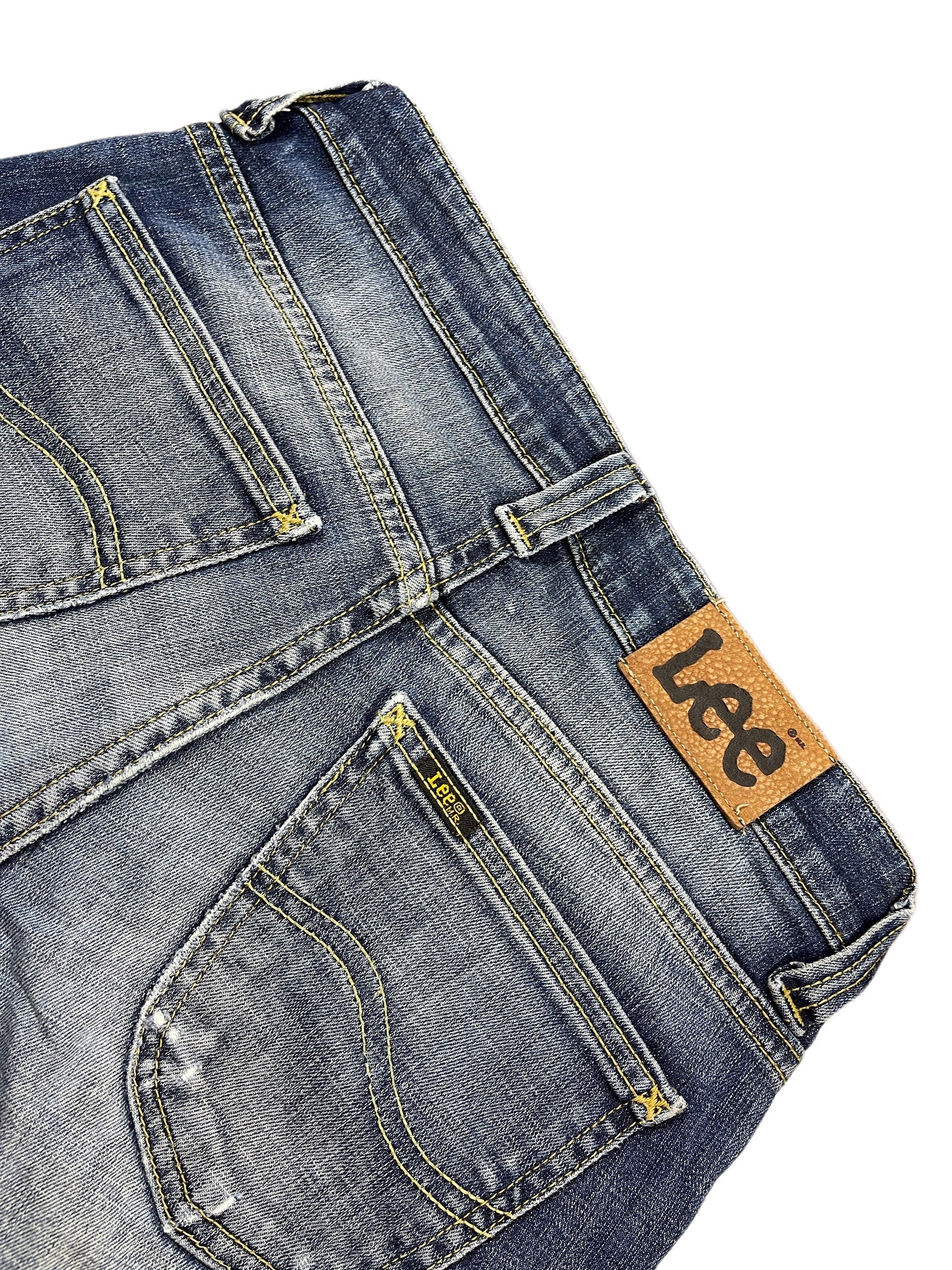 VIntage Lee Low Waist Flared Denim Pants Blue - S