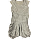 Y2k Short Sleeve Dress Beige - L