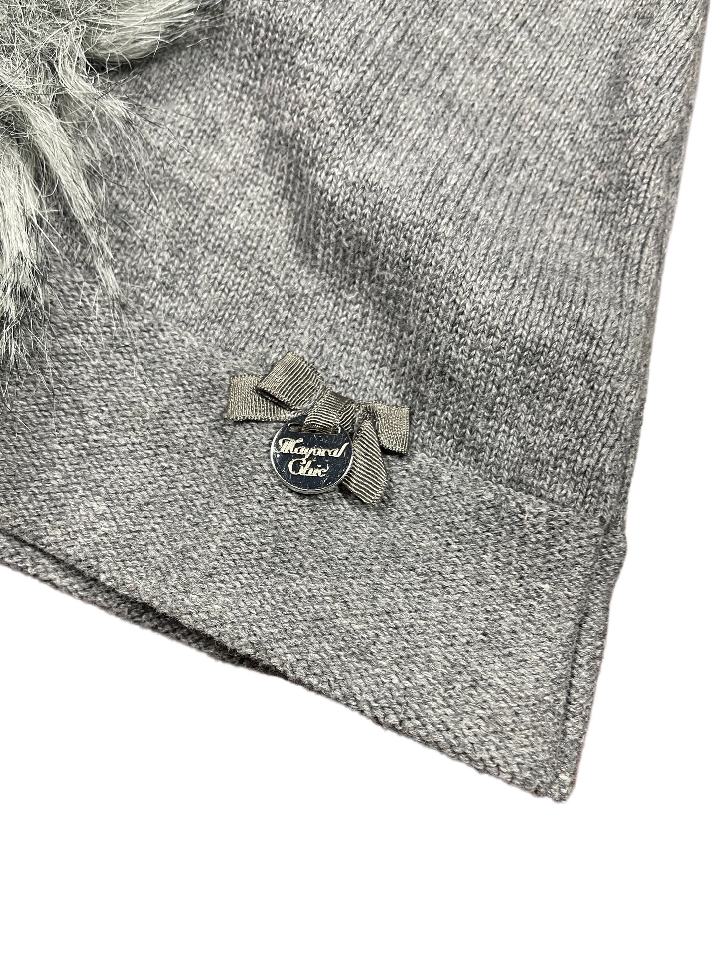 Y2k Mayoral Chic Knitted Vest Gray - XS