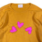 Y2k Agatha Ruiz de la Prada Long Sleeve Top Hearts Orange - M