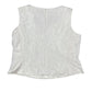 Vintage Maria Jose Ferrera Sleeveless Top White Bluish - XXL
