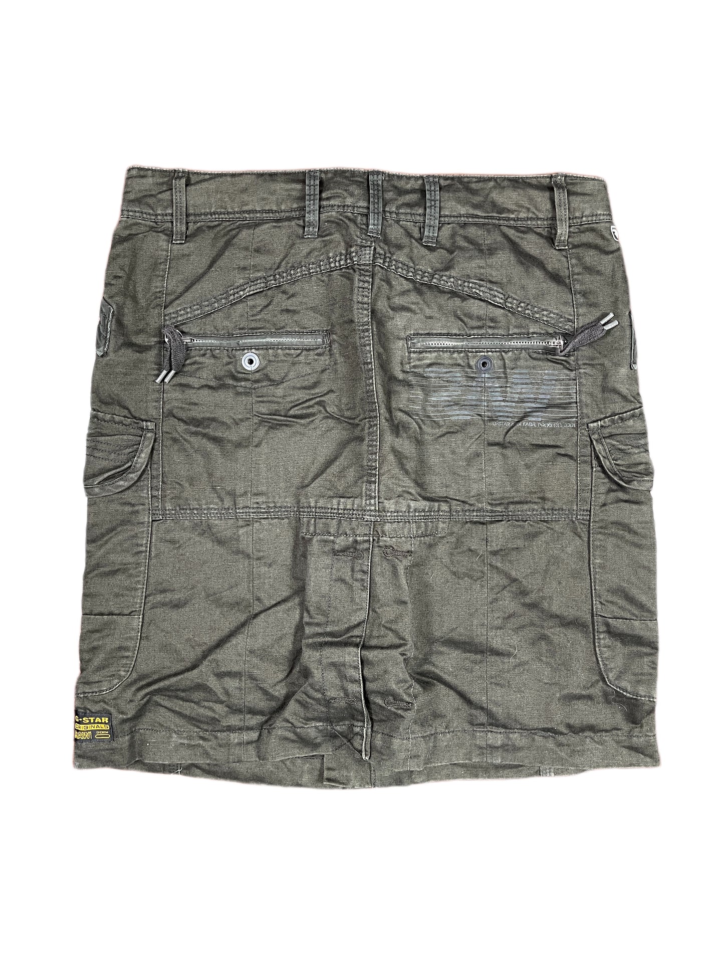 Y2k G-Star Raw Skirt khaki - S