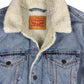 Levi's Denim Fake Fur Jacket Blue - XL