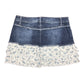 Calzedonia Denim Skirt Blue White XS