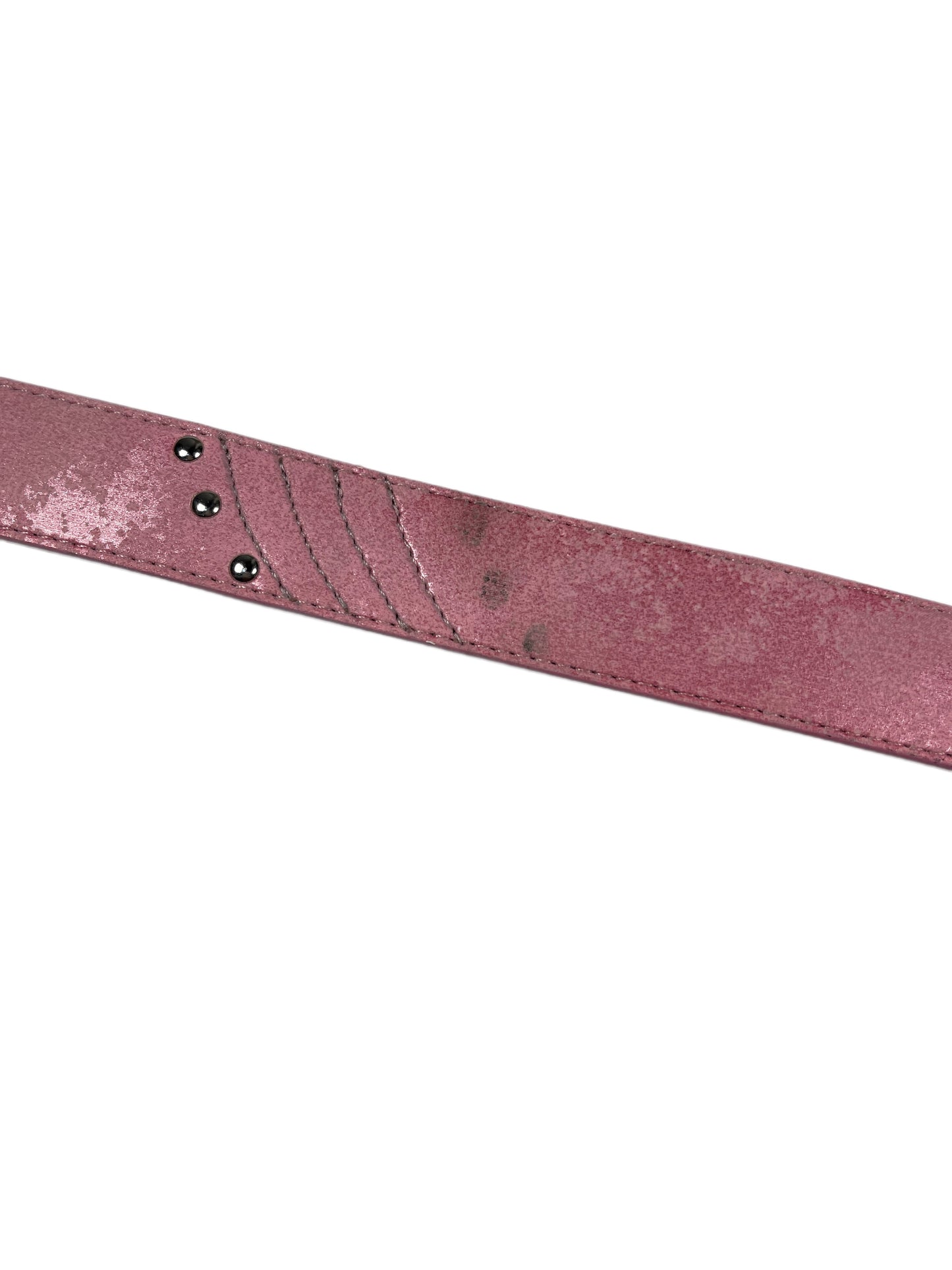 Y2k Playboy Belt Pink 2004