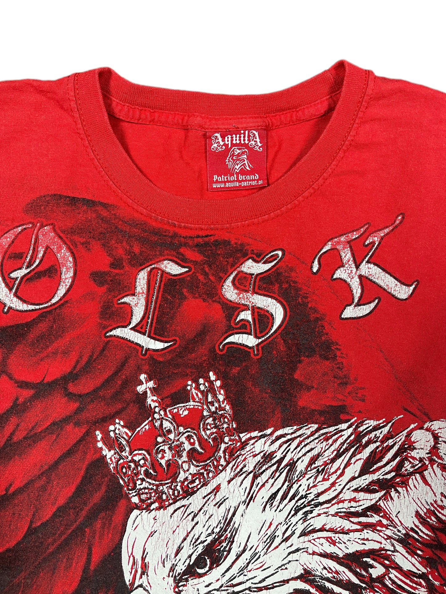 Vintage Polska T-Shirt Red - XL