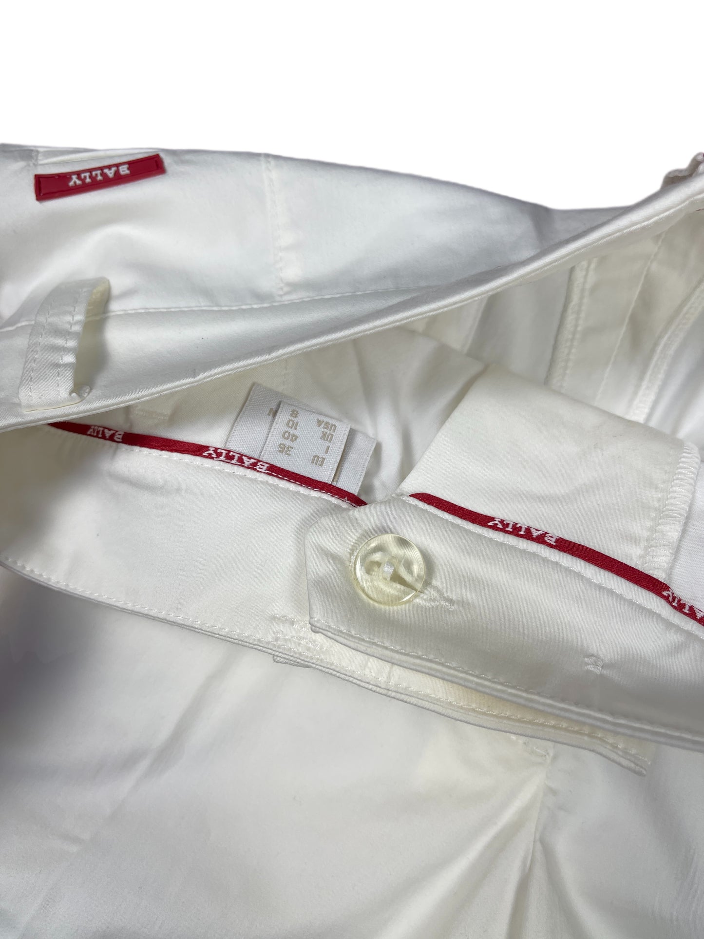 Y2k Bally Golf Bermuda Shorts White - S